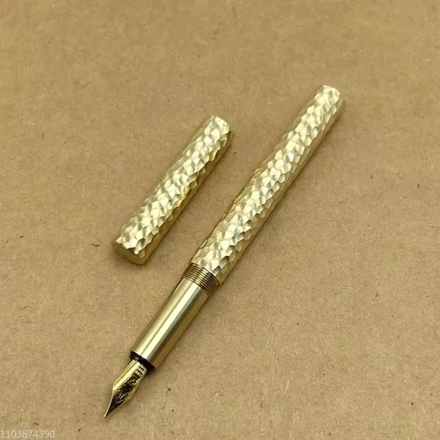 

Перьевая ручка из латуни с рисунком молотка F 0.5 мм