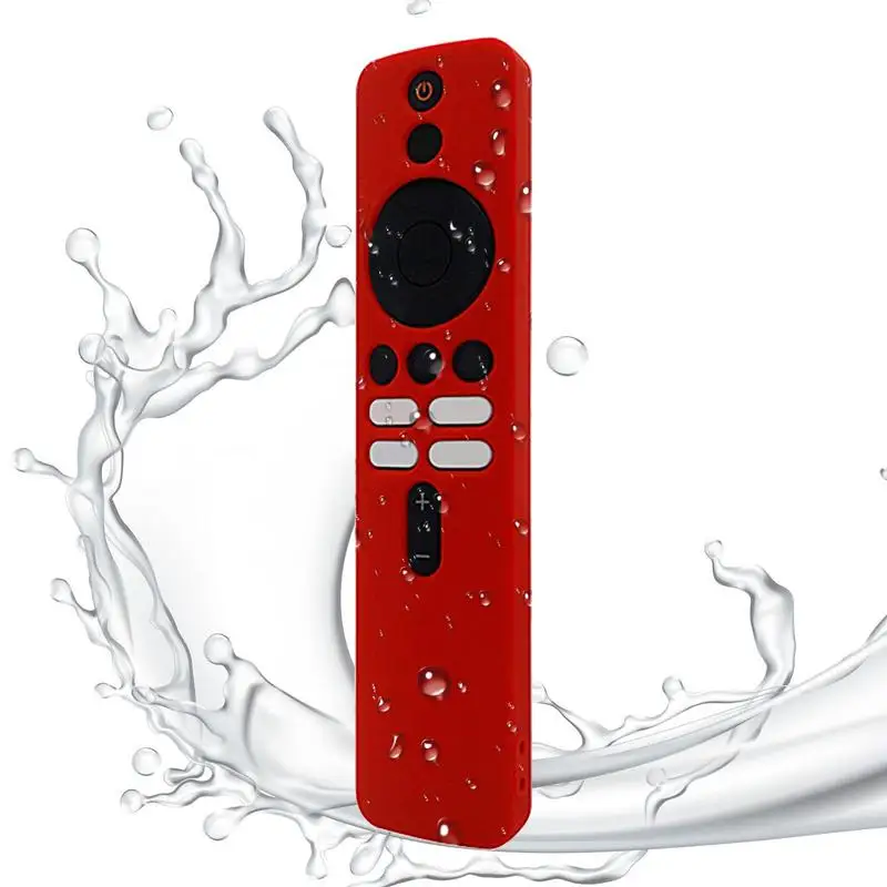 

TV Remote Cover Anti-Sweat Protective Cover Comfortable Grip Anti-Fingerprint TV Accessories Flexible Remote Protector For