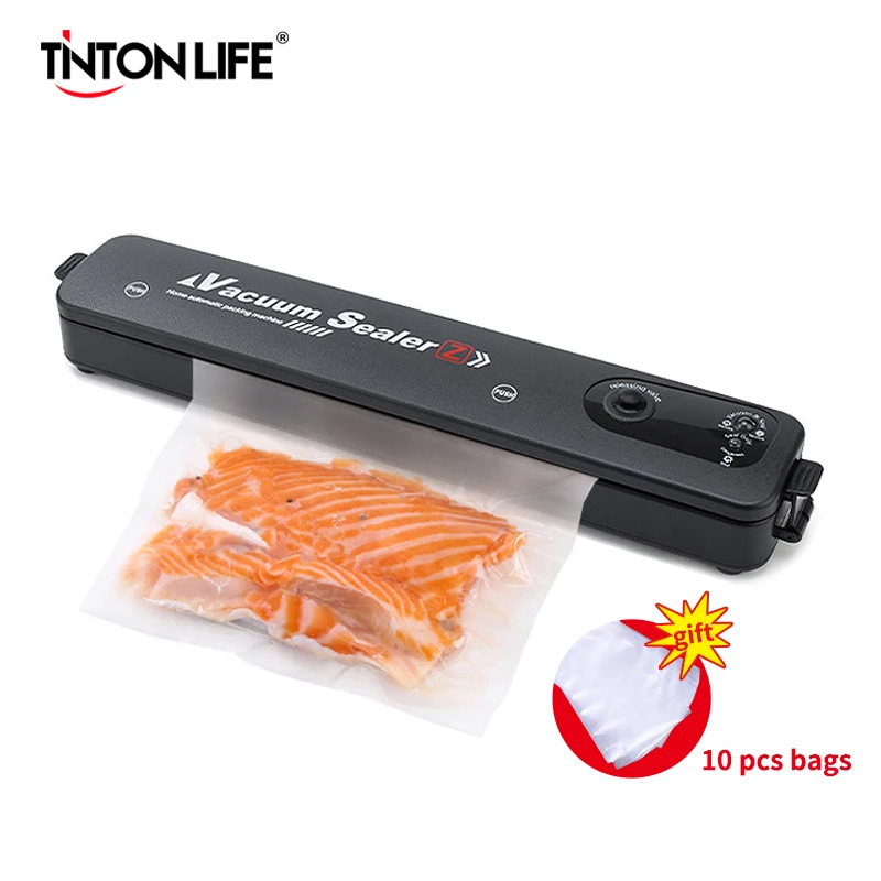  Вакуумный упаковщик TINTON LIFE 915B, 220 В, 10 бесплатными пакетами 
