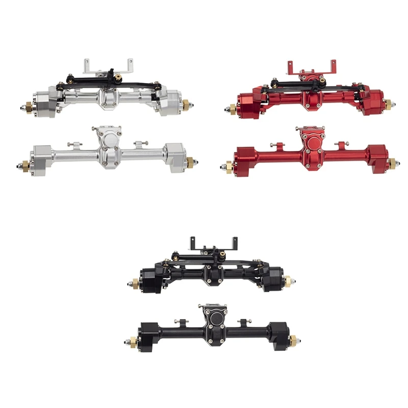Metal Complete Front And Rear Portal Axle Set For 1/24 RC Crawler Car Axial SCX24 Gladiator JLU Bronco C10 Deadbolt enlarge