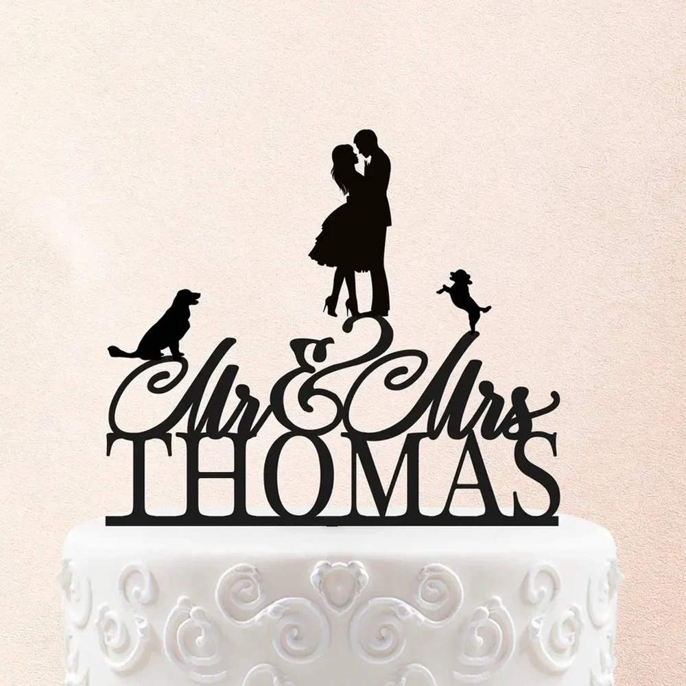 Индивидуальный Топпер для свадебного торта персонализированный свадьбы с