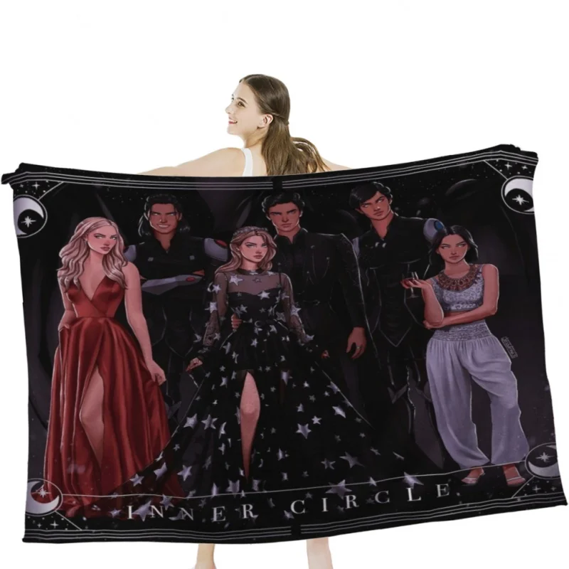 

The Court of Dreams Throw Blanket Soft Velvet Blanket Camping Bedding Blanket Cold Cinema or Travel