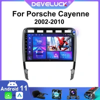 2 din android 11 car radio multimedia video player for porsche cayenne 1 9pa 2002 2010 stereo navigation gps carplay autoradio