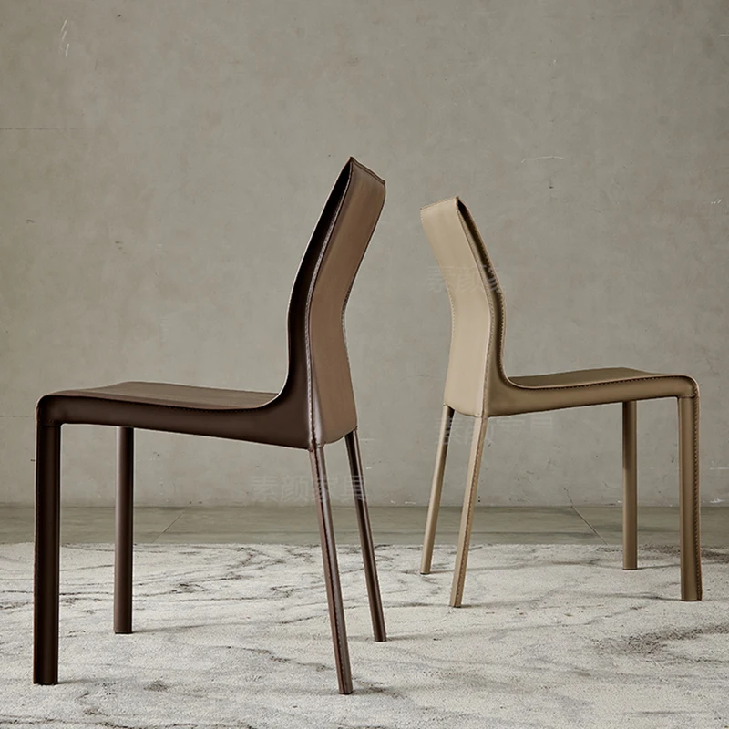 

Modern Nordic Dining Chairs Comfortable Lounge Accent Office Chairs Balcony Ergonomic Cadeira Gamer Kitchen Furniture WJ30XP