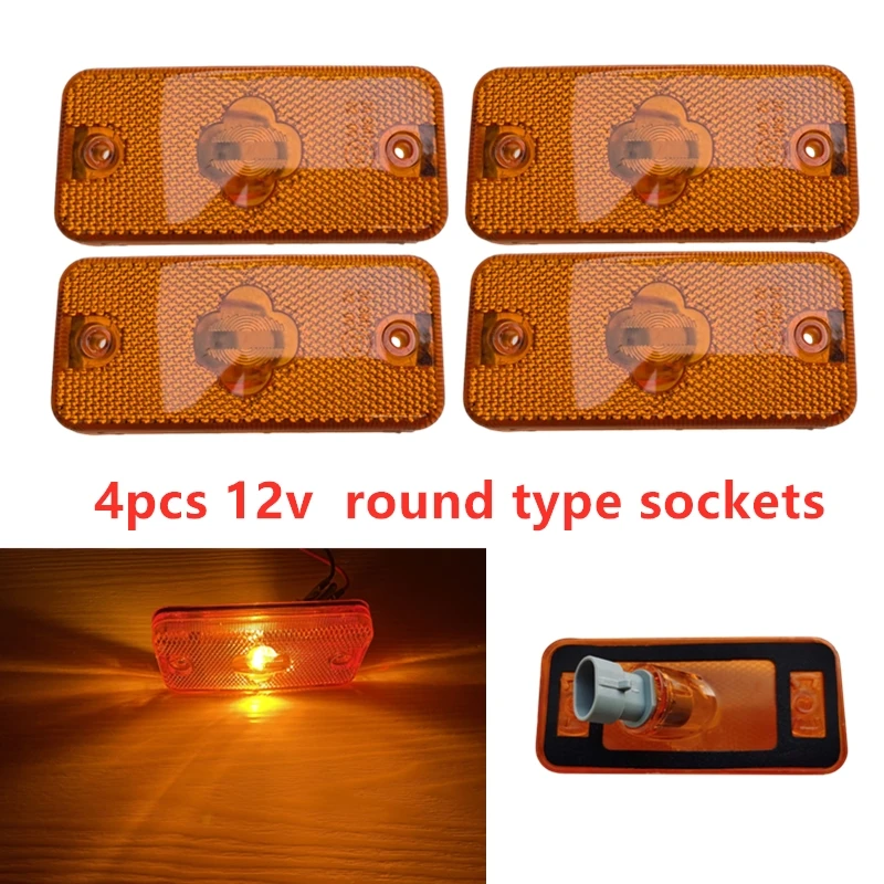 

2/4/10 шт. E4 боковой габаритный фонарь для Iveco Daily IV STRALIS Renault Magnum Midlum Fiat Ducato III DAF LF XF CF 500308514 501035792