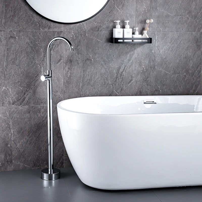 Пол ванной комнаты Mixer Tap с поворотом на 360 градусов