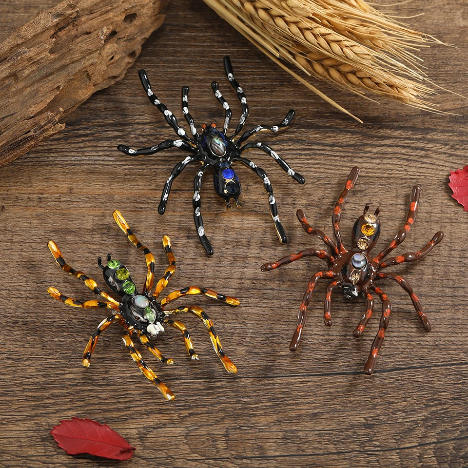 Большая эмалированная ядовитая шпилька в форме насекомых Morkopela, 4 цвета, доступны материалы из сплава Большая эмалированная ядовитая шпилька в форме насекомых Morkopela, 4 цвета, доступны материалы из сплава