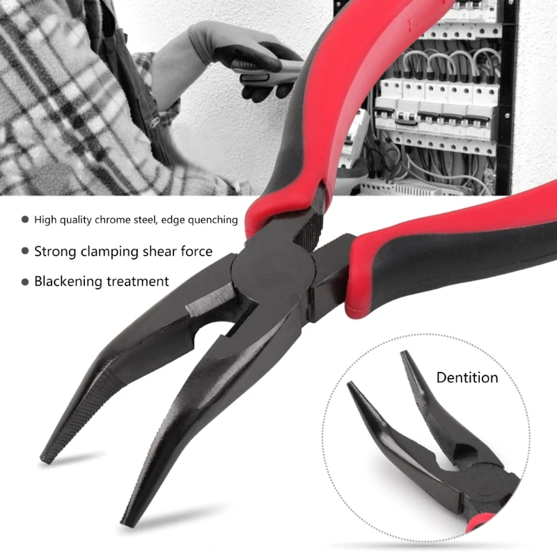 

Handheld-Forming Rustproof 6 Inch Needle Nose Pliers Making Pliers Making Tool PortableStripping Hand Tools Wire-Looper