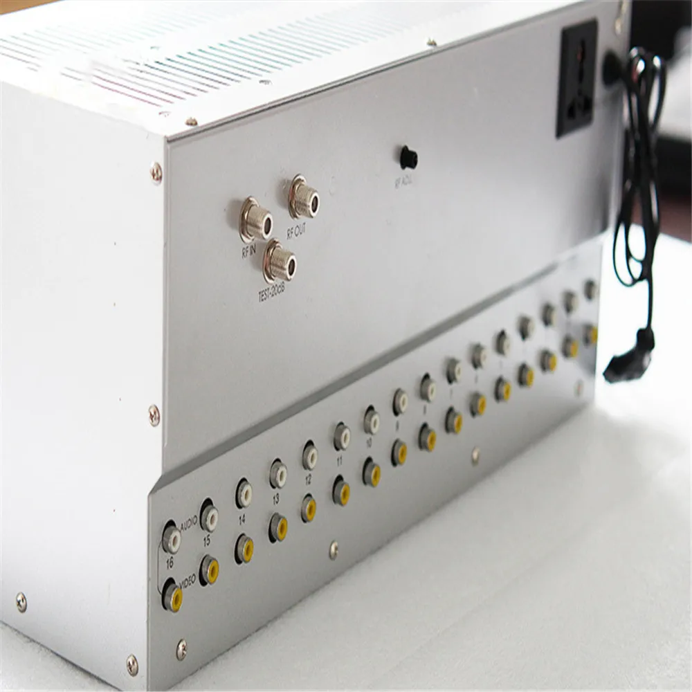 

16-channel Frequency Agile Modulator, Cable Digital TV Front End, Dtmb Set-top Box Sharer
