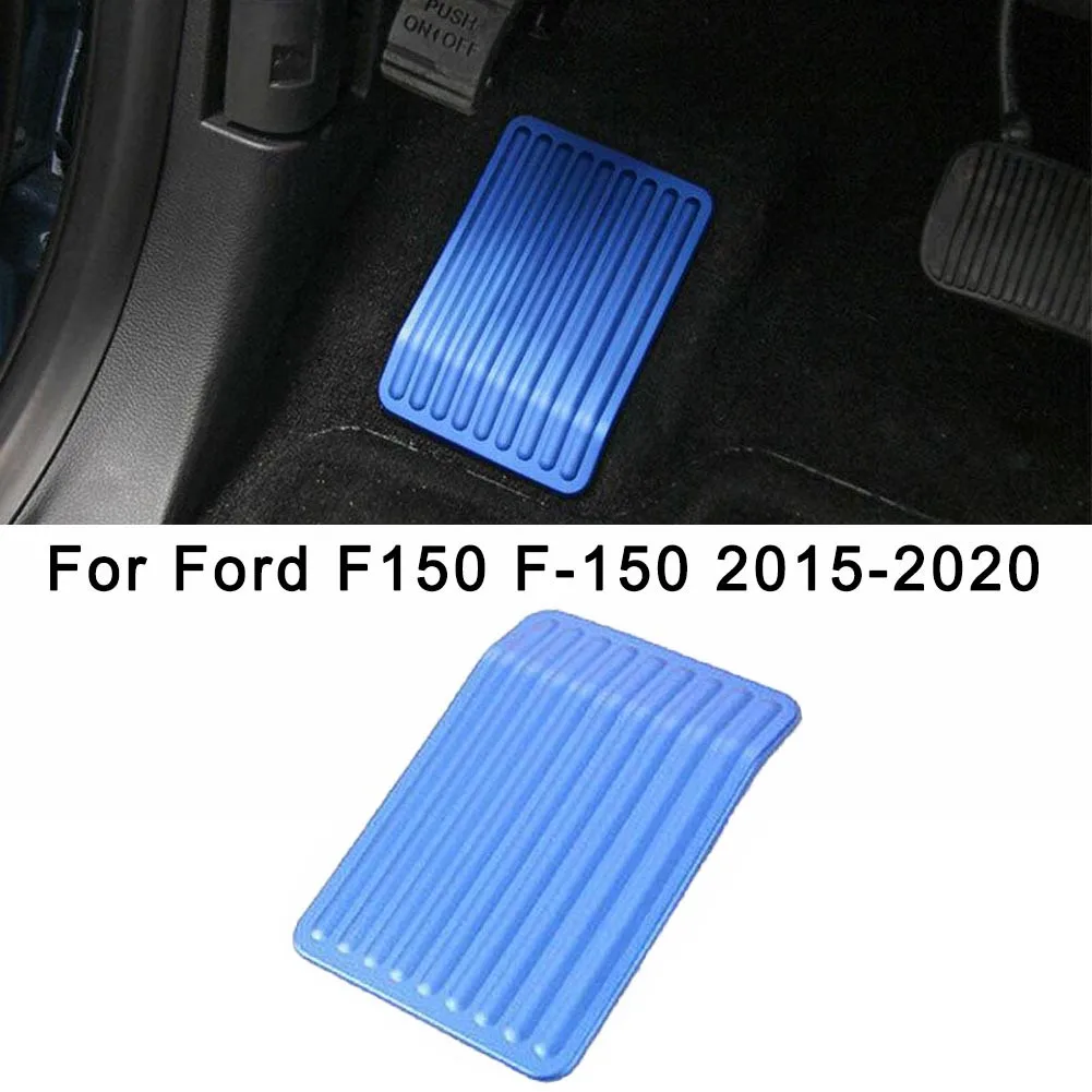 

Аксессуар, подставка для ног, педаль, синяя крышка автомобиля для Ford F150 F-150 2016-2020, левая подставка, запасные части, нержавеющая сталь
