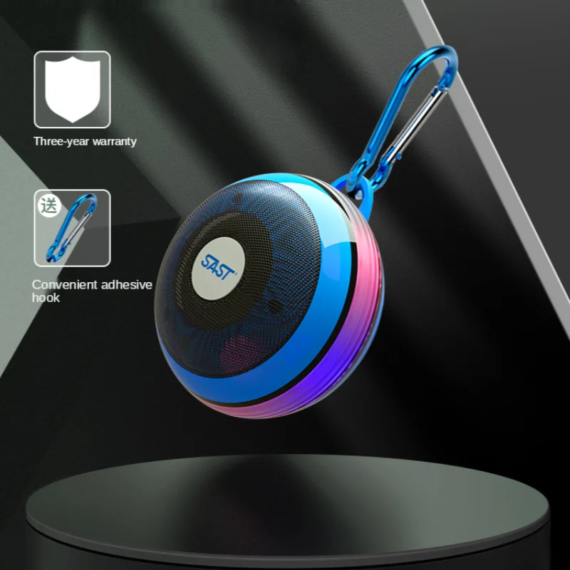 

Subwoofer Wireless Bluetooth Speaker Portable Home Mini Impact Outdoor Basket Tooth Mobile Phone with Player Amplification Card