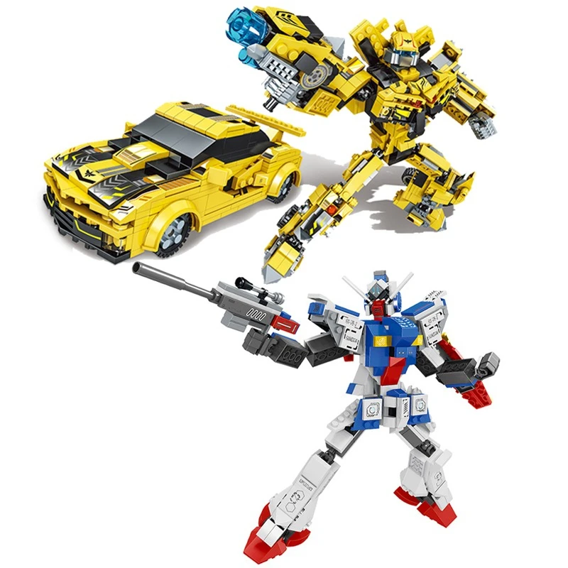 Wasp мех автомобиль 12 в 1 пожарный спасательный самолет Багги 60214 механический воин