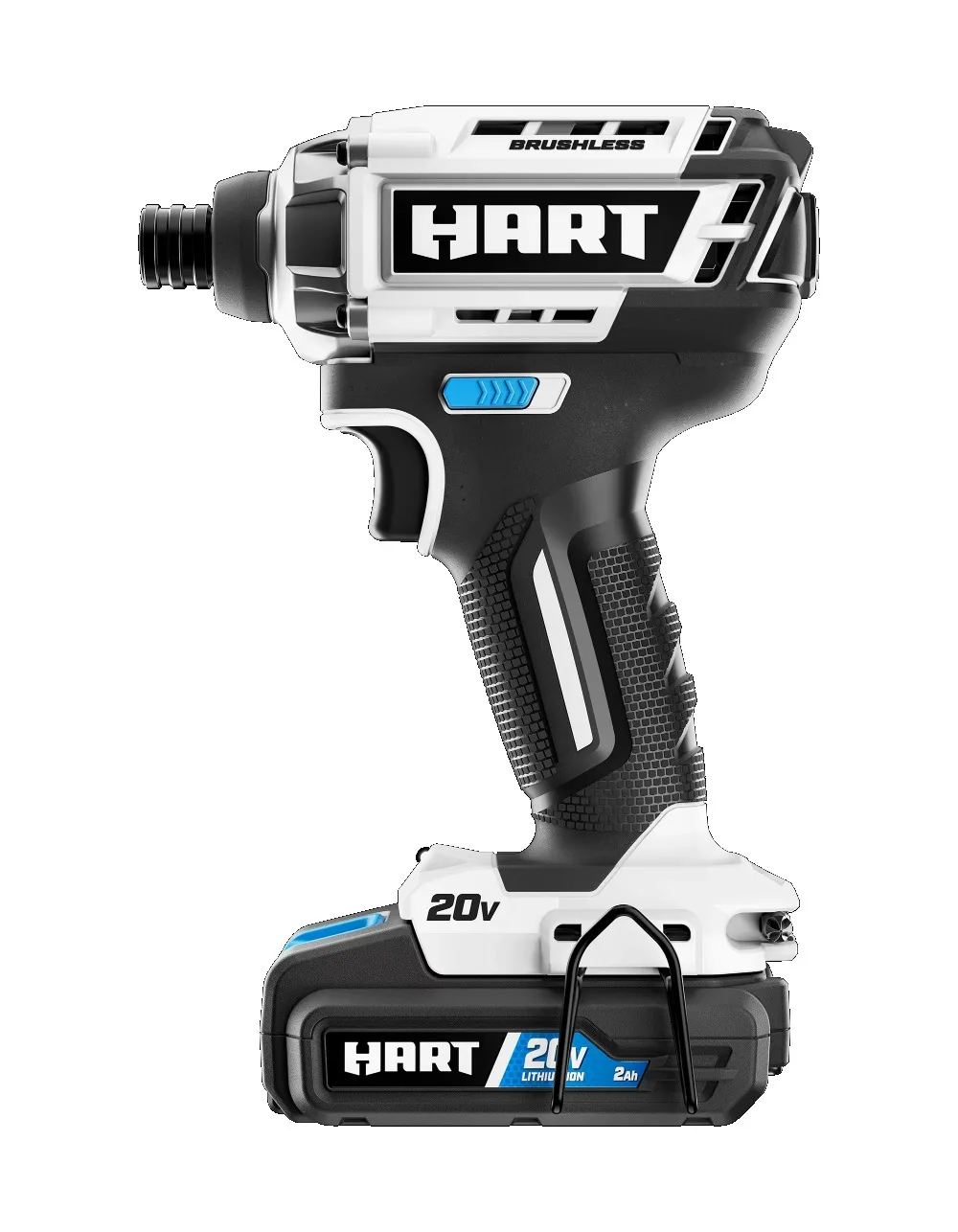 

HART 20-Volt Brushless Impact Driver Kit (1) 20-Volt 2.0Ah Lithium-ion Battery power tools electric drill