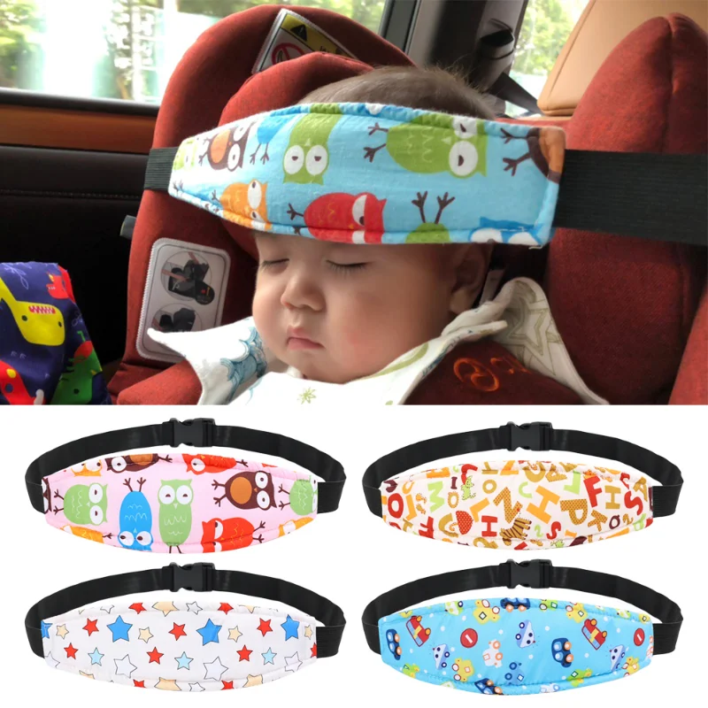 

New Child Car Safety Seat Head Fixing Auxiliary Cotton Belt Pram Secure Strap Doze Band for Baby Pram Child Safety Seat