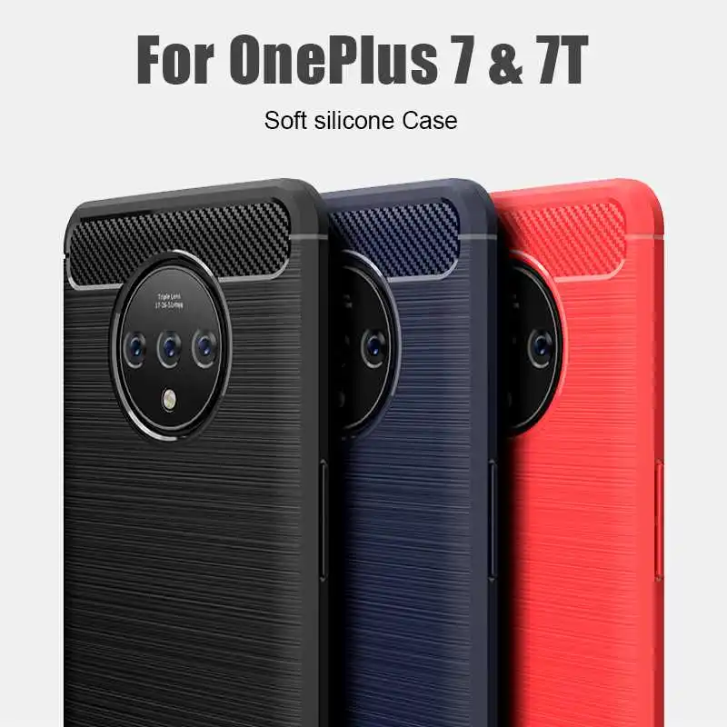 

YouYaeMi Shockproof Soft Case For OnePlus 7T Pro 7 Phone Case Cover
