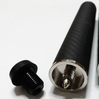 cue extension carbon fiber bullet pin bumper predator pk3 billiard accessories extended rod length21cm weight80gset
