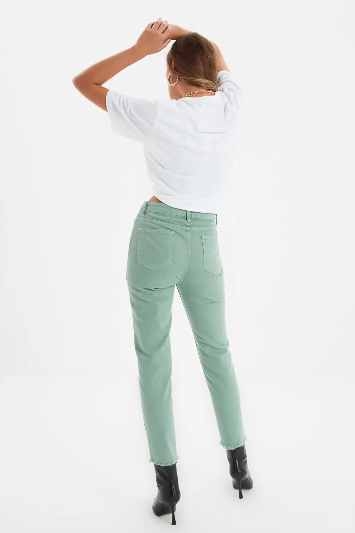 Джинсы с высоким берцем для мамы TWOAW22JE0481 |