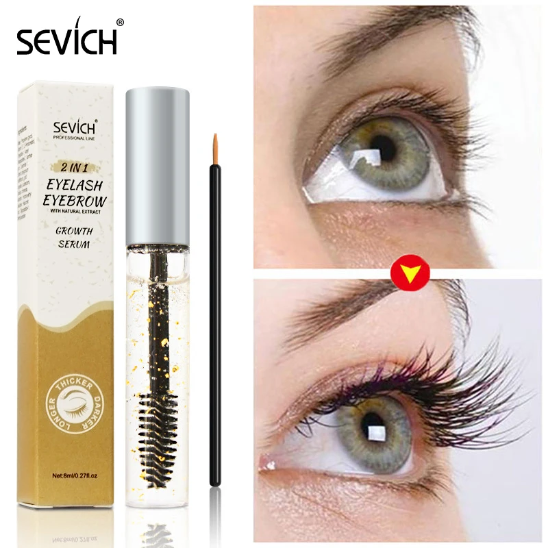 Sevich Eyelash Growth Serum Eyelashes Eyebrows Enhancer Lash Lifting Longer Fuller Treatment Liquid Natural Beauty Eyelash Care