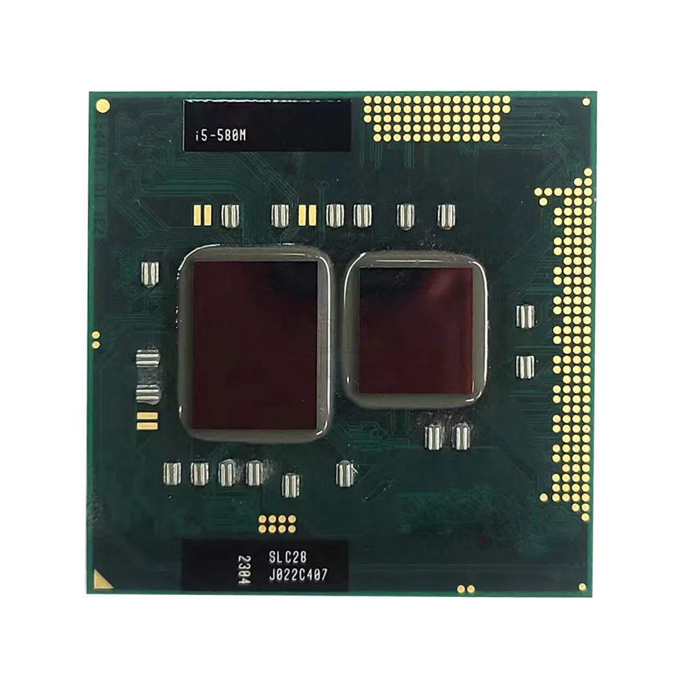 

Процессор I5-580M для Intel Core, совместимый с HM55 PM55 HM57 qm572.66 ГГц ~ 3,33 ГГц, I5 580M, SLC28 PGA988, процессор для ноутбука