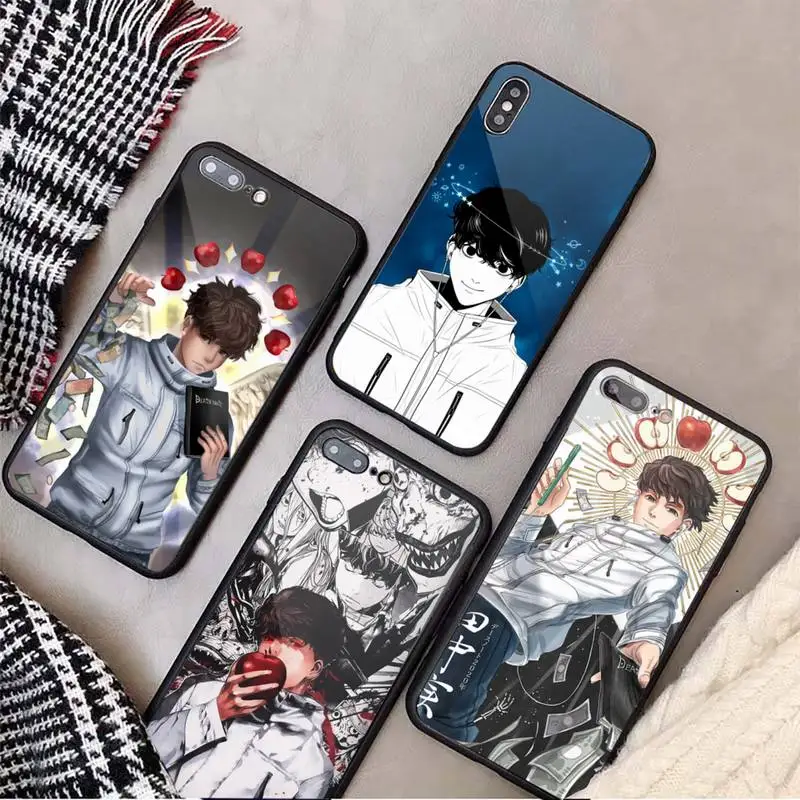 

Minoru Tanaka Death Note anime Phone Case Tempered glass For iphone 11 12 13 PRO MAX mini 6 7 8 plus X XS XR