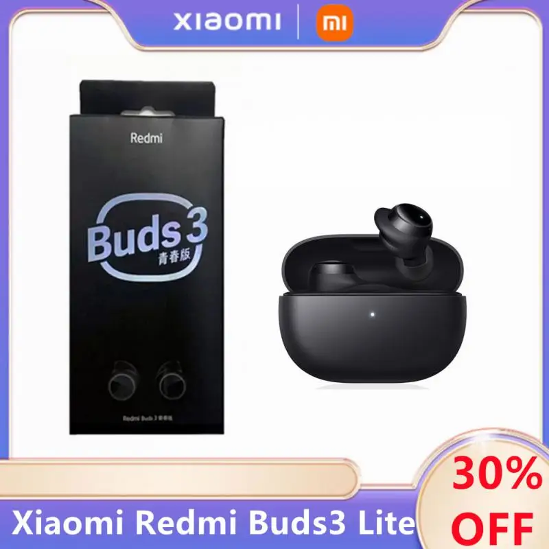 Original Xiaomi Redmi Buds 3 Lite Earbuds TWS Ture Wireless Headphones With Mic Fone Bluetooth 5.2 Headphones Buds 3 Headset