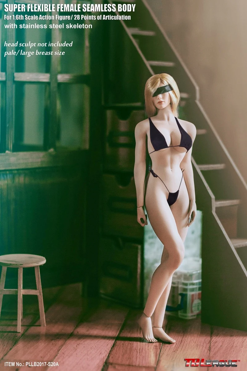 1/6 scale TBLeague S20A S21B супер гибкая Женская бесшовная фигурка для тела от