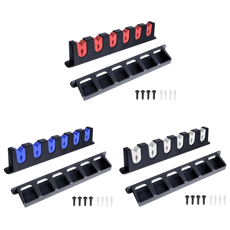 

Wall Mounted Fishing Rod Holder Fishing Pole Vertical Support Rack Wall Ceiling Storage Rack Holds 6 Fishing Rods