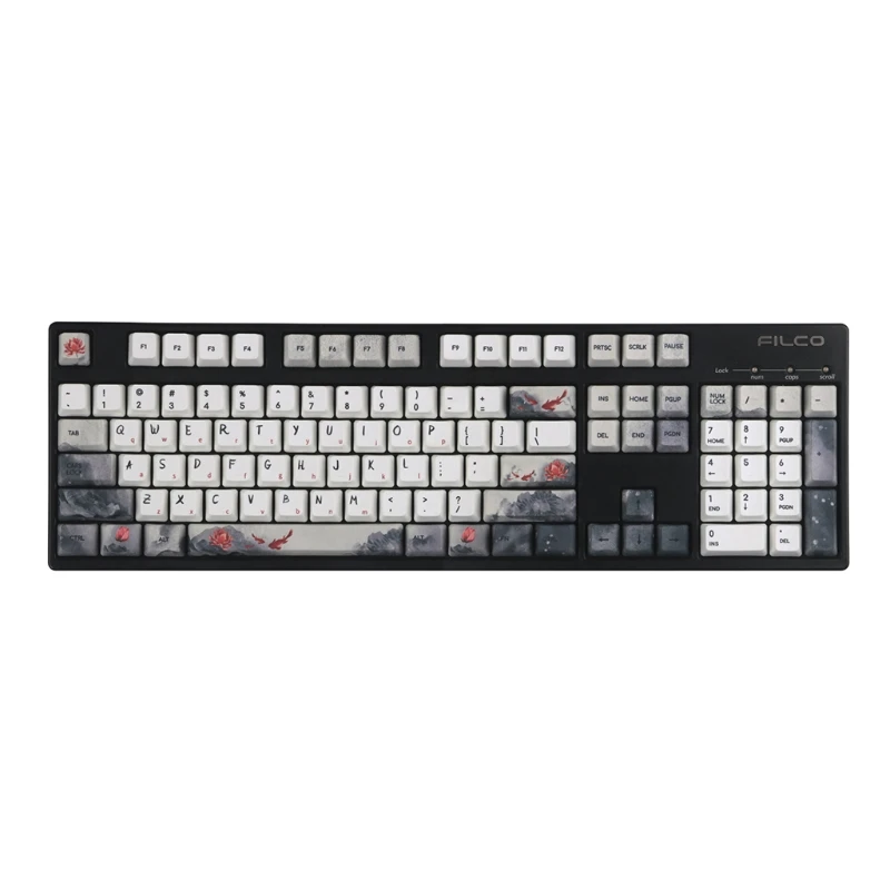 

Стандартная клавиатура Nobori Keycap PBT, технология сублимации, клавиатура с 108 клавишами, OEM профиль, 6.25U пространство для механической клавиатуры