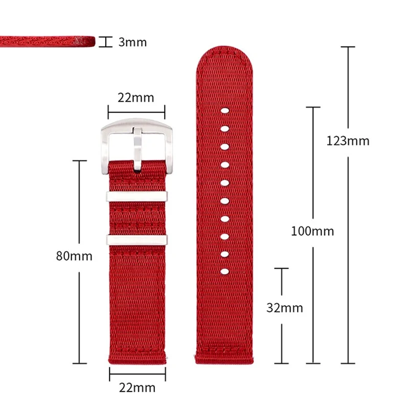 Upgrade Nylon Watch Strap 18mm 20mm 22mm 24mm canvas Sport Quick Release Watch Bracelet for Samsung S3 Huawei Seiko Waterproof