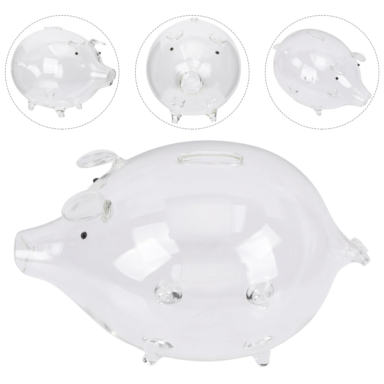 

Clear Glass Shaped Piggy Bank Clear Piggy Banks For Kids Glass Piggy Bank Clear Piggy Bank Glass Money Pot