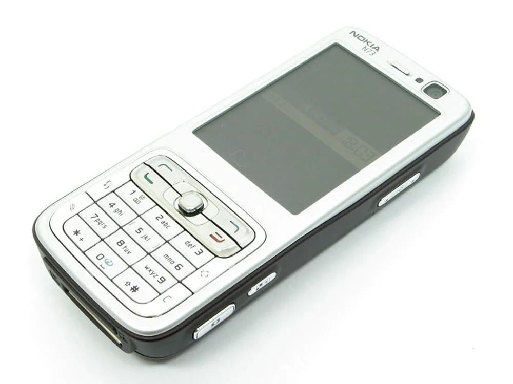 Оригинальный разблокированный Восстановленный телефон Nokia N73 стандарта GSM