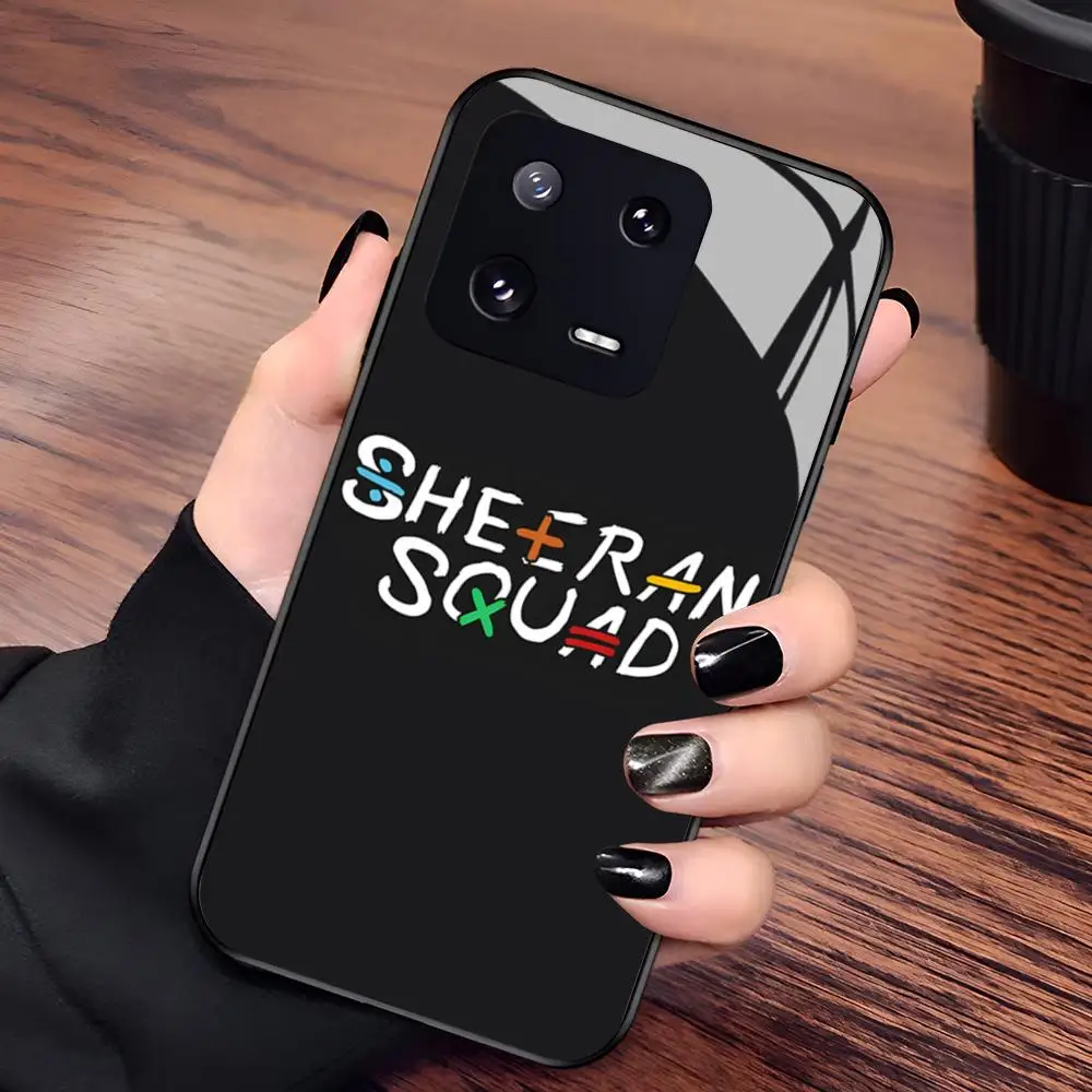 Чехол для телефона E-ed-S-sheera-n для Xiaomi 15 14 13 12 Mi 11 X T Ultra Pro Lite 5G, черный, стеклянный (art.: 3920db313c6fd) - 3920db313c6fd