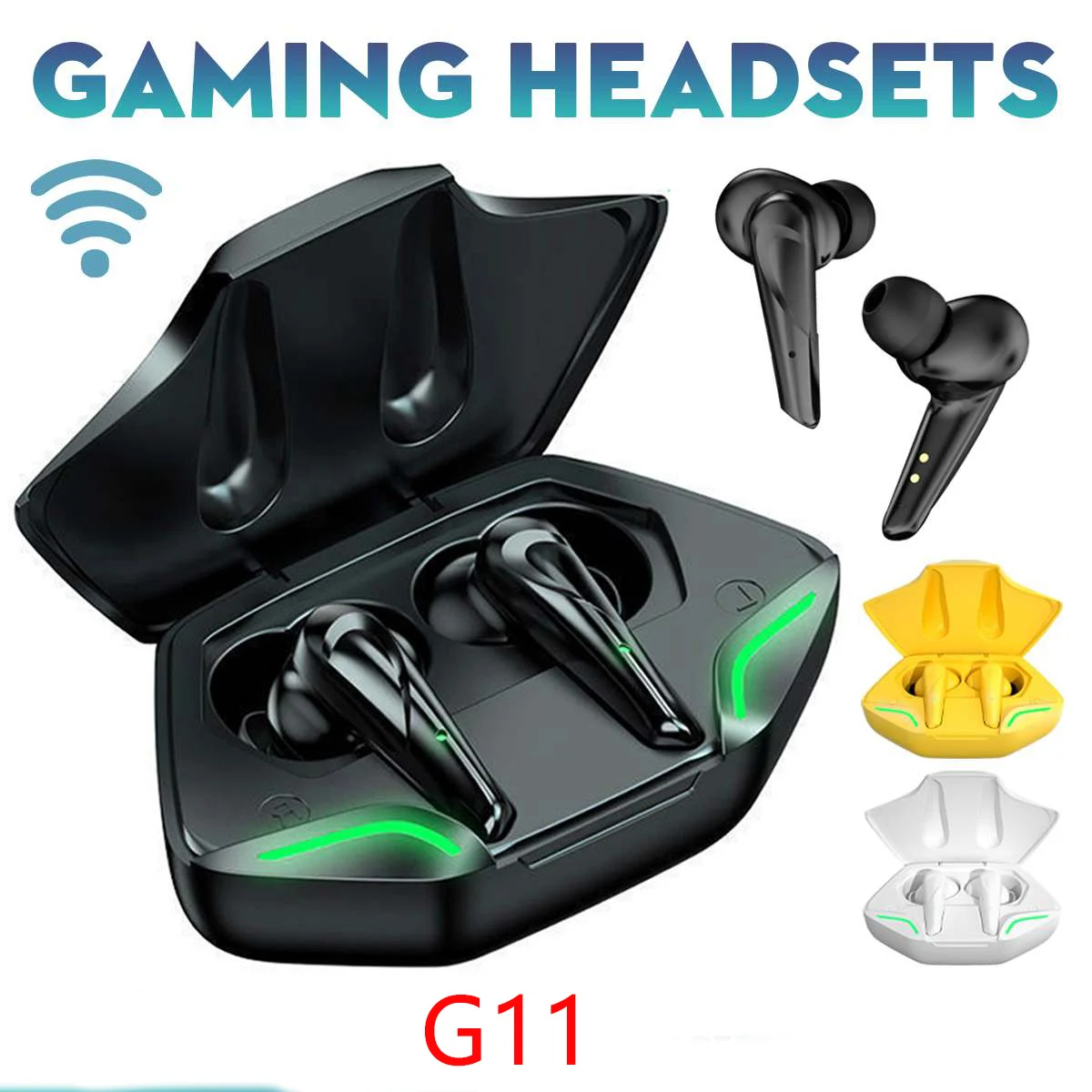 

X15 TWS G11 Gaming Earbuds Wireless earbuds Bluetooth Earphone With Mic Bass Audio Sound Positioning Stereo Music HiFi Headset
