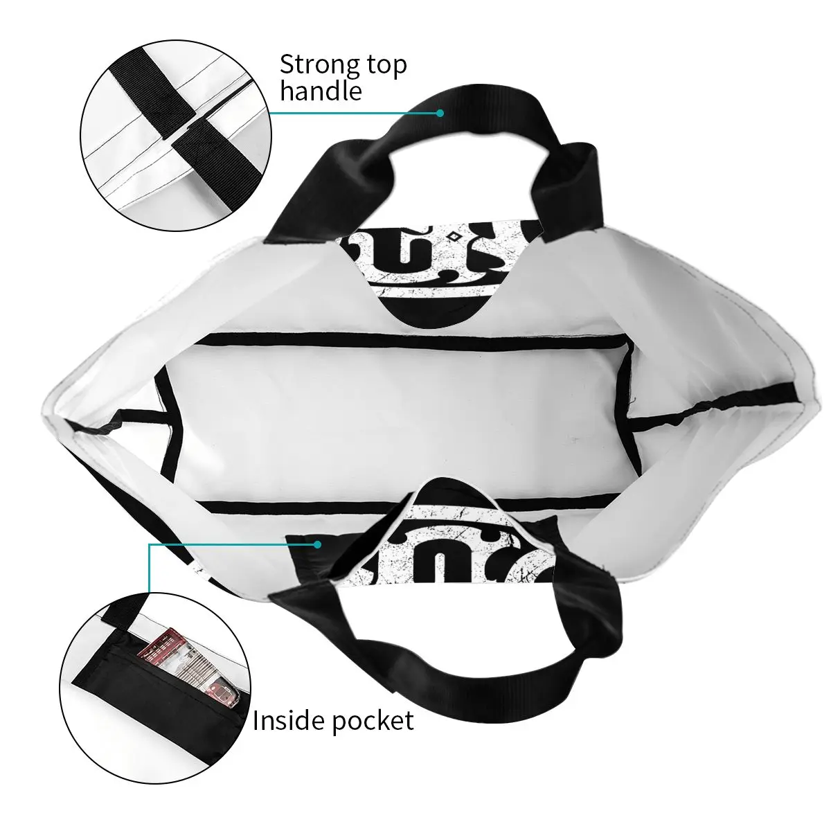 Переработанная Herstal HK сумка для покупок с огнестрельным оружием женская