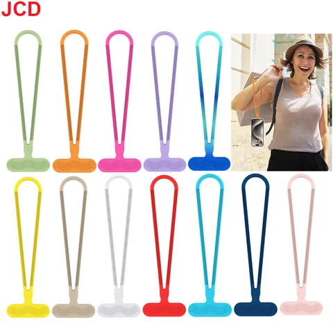 1p универсальный чехол для телефона, подвесная веревка, силиконовый браслет, брелок для ключей, прокладка для цепочки для телефона, металлическая подвесная деталь, съемная задняя наклейка