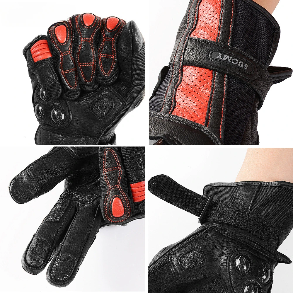 Перчатки мужские с закрытыми пальцами дышащие митенки для езды на мотоцикле
