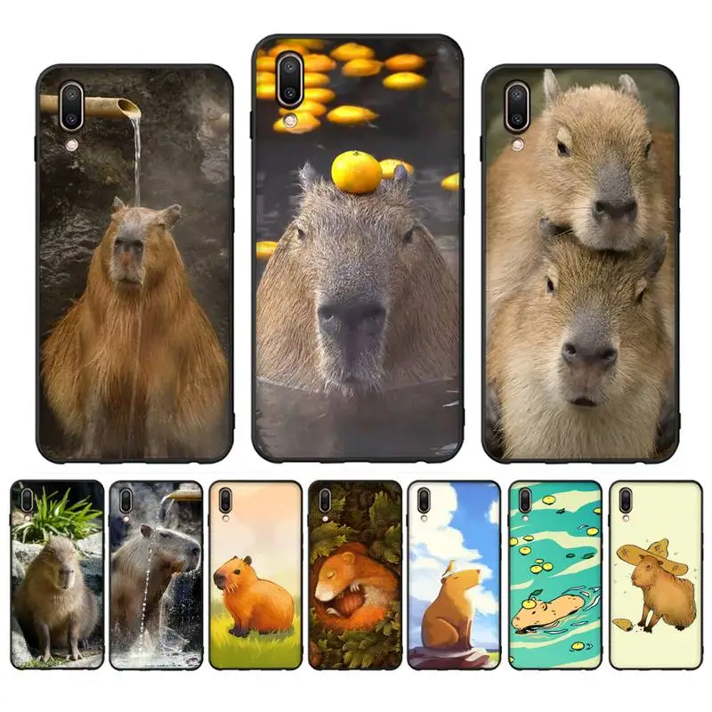 

Capybara Phone Case for Vivo Y91C Y11 17 19 17 67 81 Oppo A9 2020 Realme c3