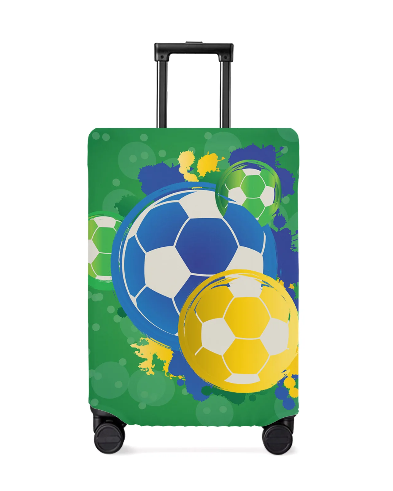 

Football Green Graffiti Athletic Travel Luggage Cover Elastic Baggage Cover Suitcase Case Dust Cover Travel Accessories