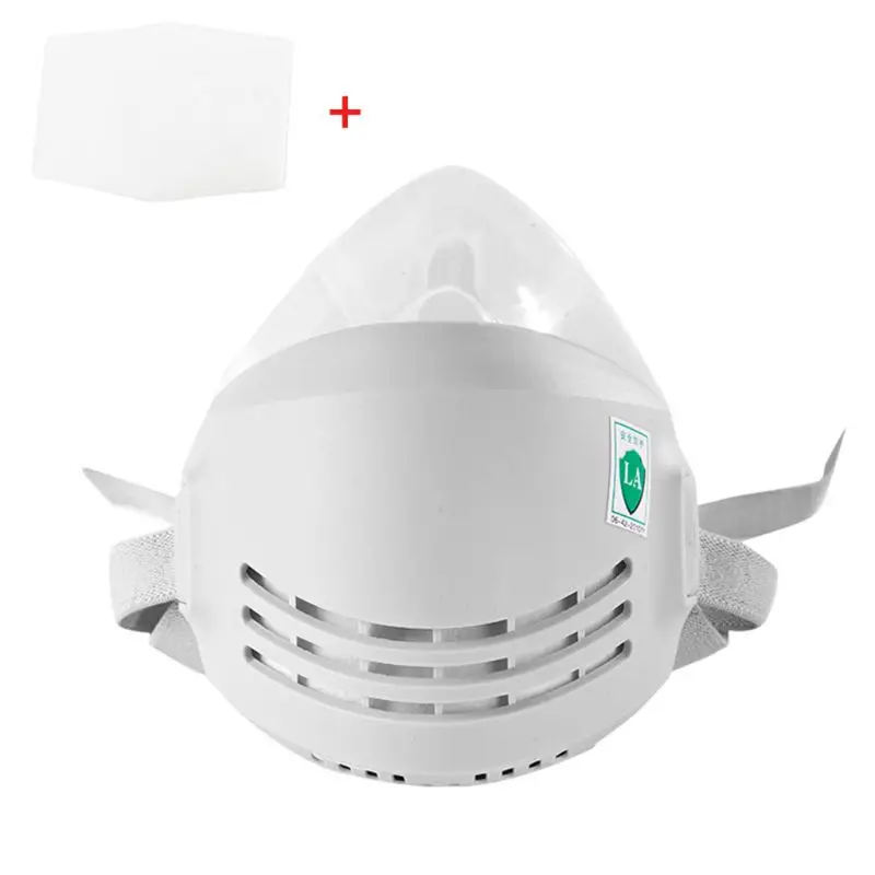 

918A Protection Dust Mask Anti Dust Respirator Cotton Filter Chemical Protective Mask