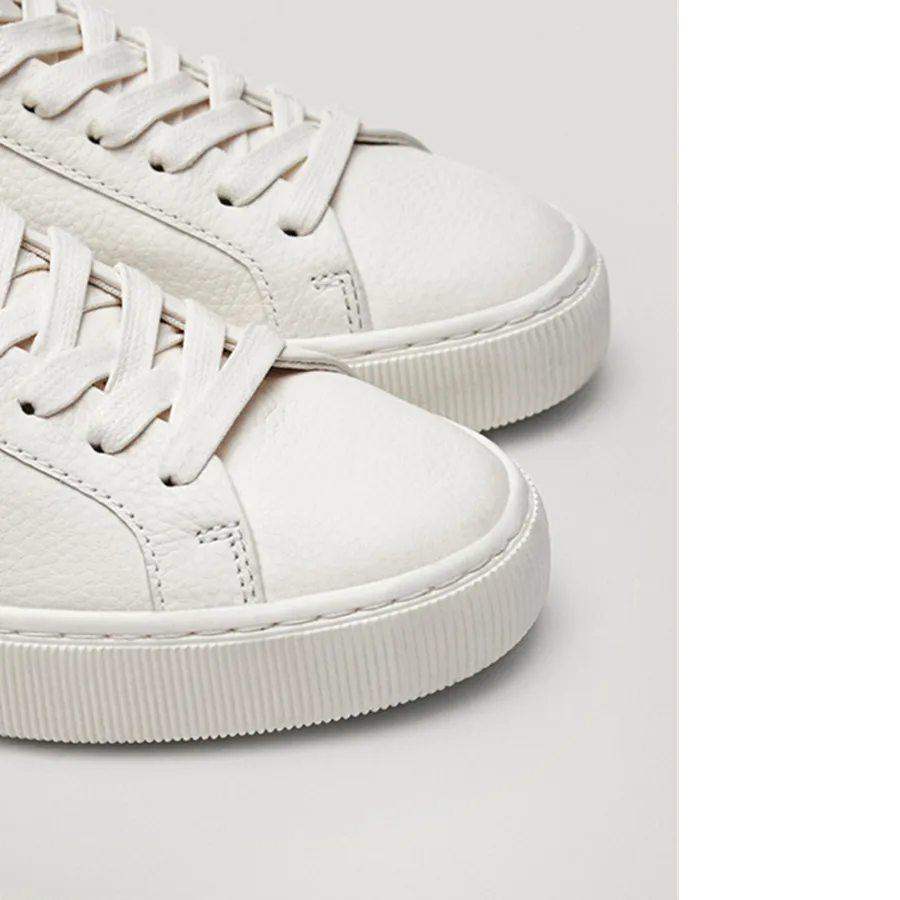 Jenny&Dave Sneakers Women England Style Patchwork Color contrast Genuine Leather Vulcanized Shoes Women  Sneakers Women Shoes