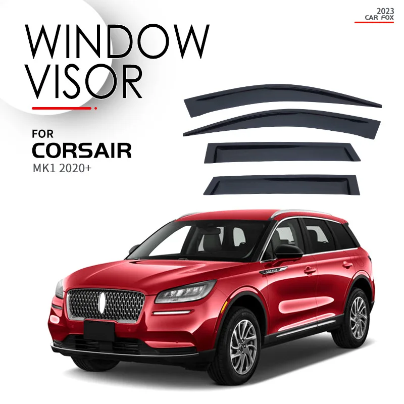 

For LINCOLN CORSAIR Window visor Weather Shield Side Window Deflector Car windshield weather shield Car accessories