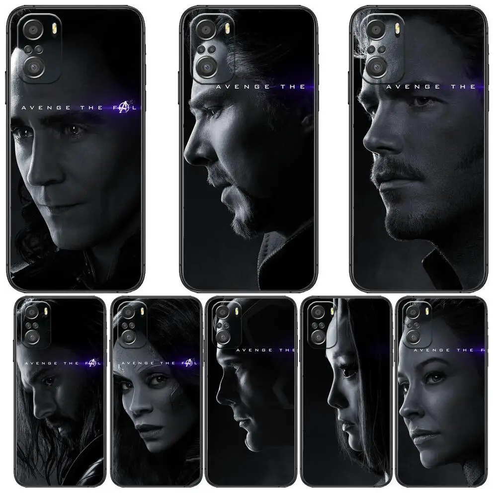 

marvel actor Phone Case For xiaomi redmi 11 Lite pro Ultra 10 9 8 MIX 4 FOLD 10T Black Cover Silicone Back Prett