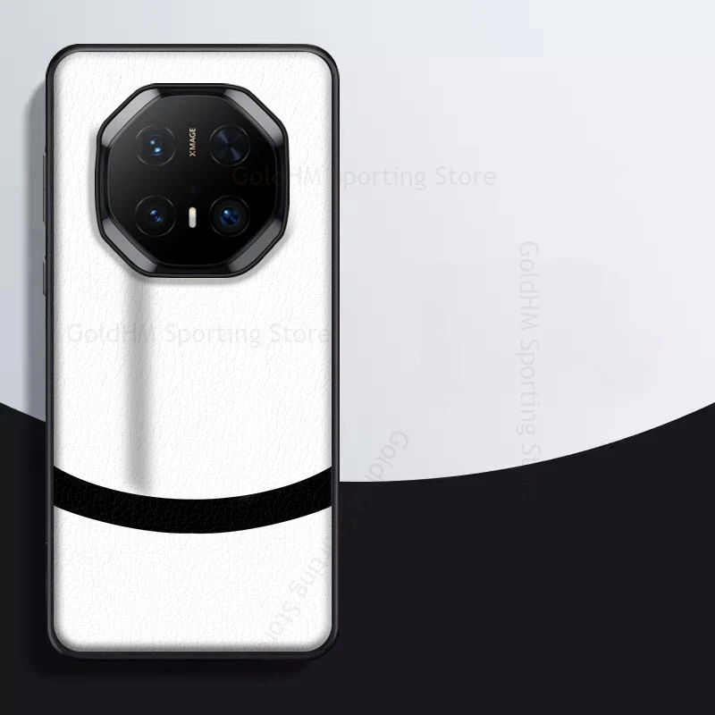 Фото Кожаный чехол для телефона Huawei Mate 70 RS 3D с мультяшными ушками панды, чехол для телефона HUAWEI Mate 60 50 40 RS, противоударный чехол №5
