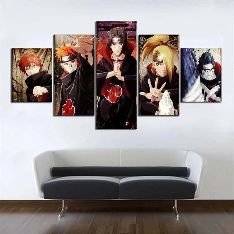 

Искусство из аниме «Наруто», искусство, комиксы, искусственная Бриллиантовая вышивка, сделай сам, вышивка крестиком, декор EE2690, 5 шт.