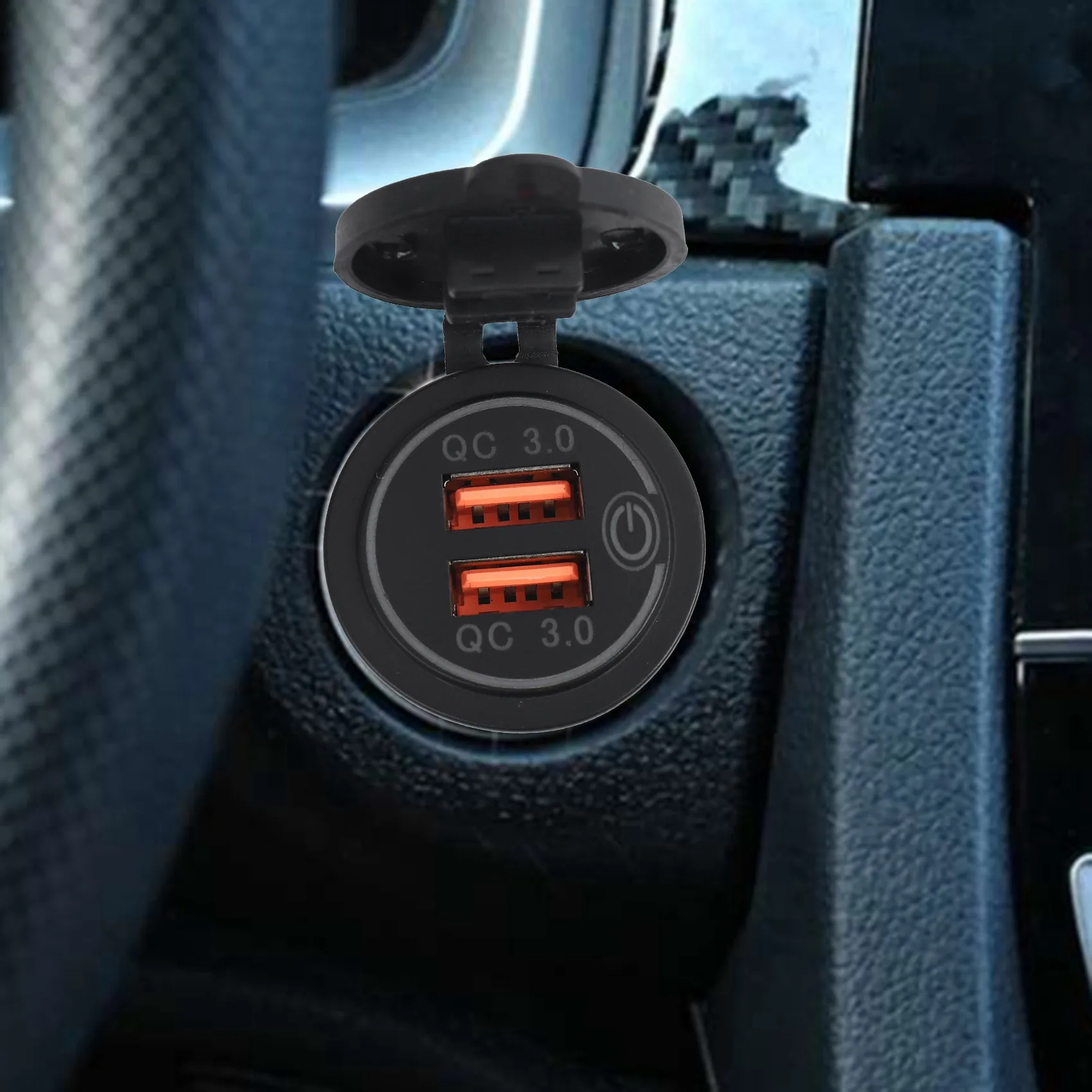 

Автомобильное зарядное устройство с двумя USB-портами, 12 в, 36 вт