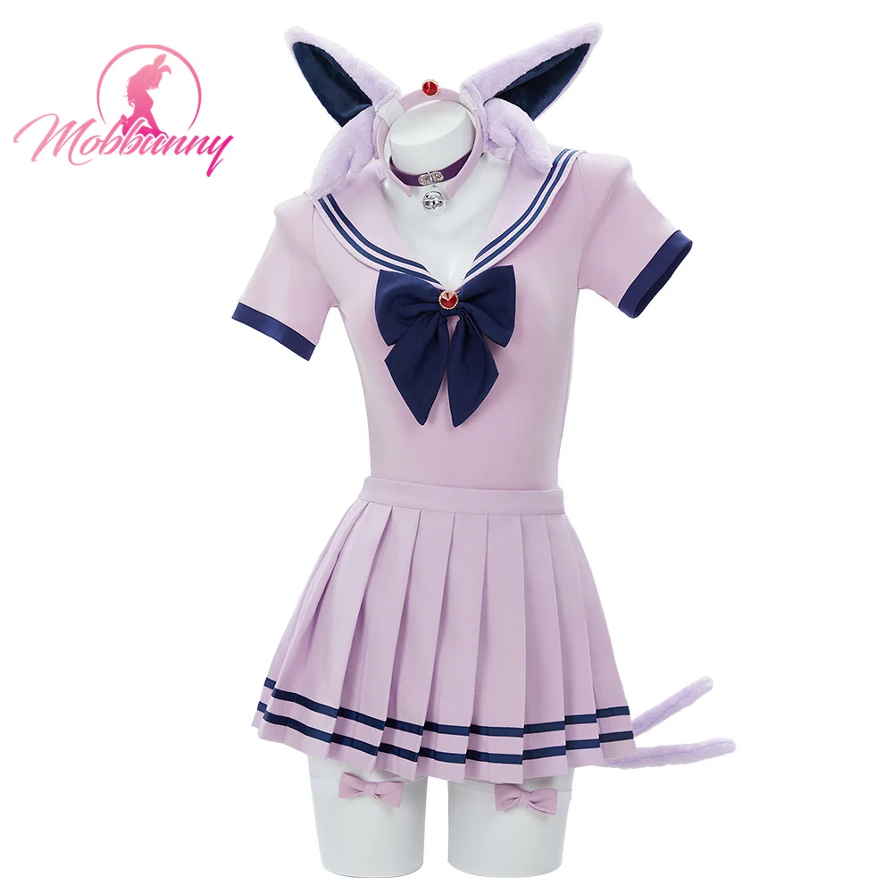 Костюм для отдыха Mobbunny PM фиолетовый боди Матросская униформа плиссированная