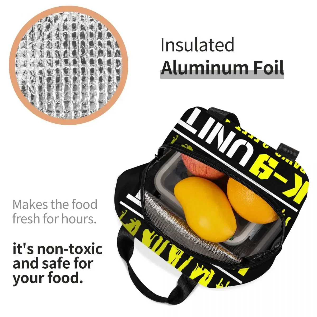 Термально Изолированные сумки для ланча K9 Unit malins Женская Бельгийская пастушка