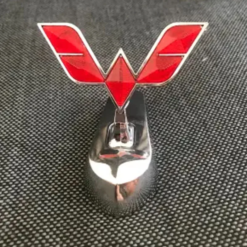 

Автомобильная Передняя капота наклейка эмблема Автомобильная головка значок с орнаментом для Wuling Hongguang Mini Ev alмаз гцев электрические автомо...