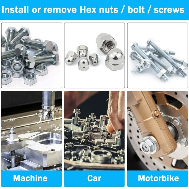 Набор Магнитных отверток биты для ударных дрелей с длинным болтом и шестигранной