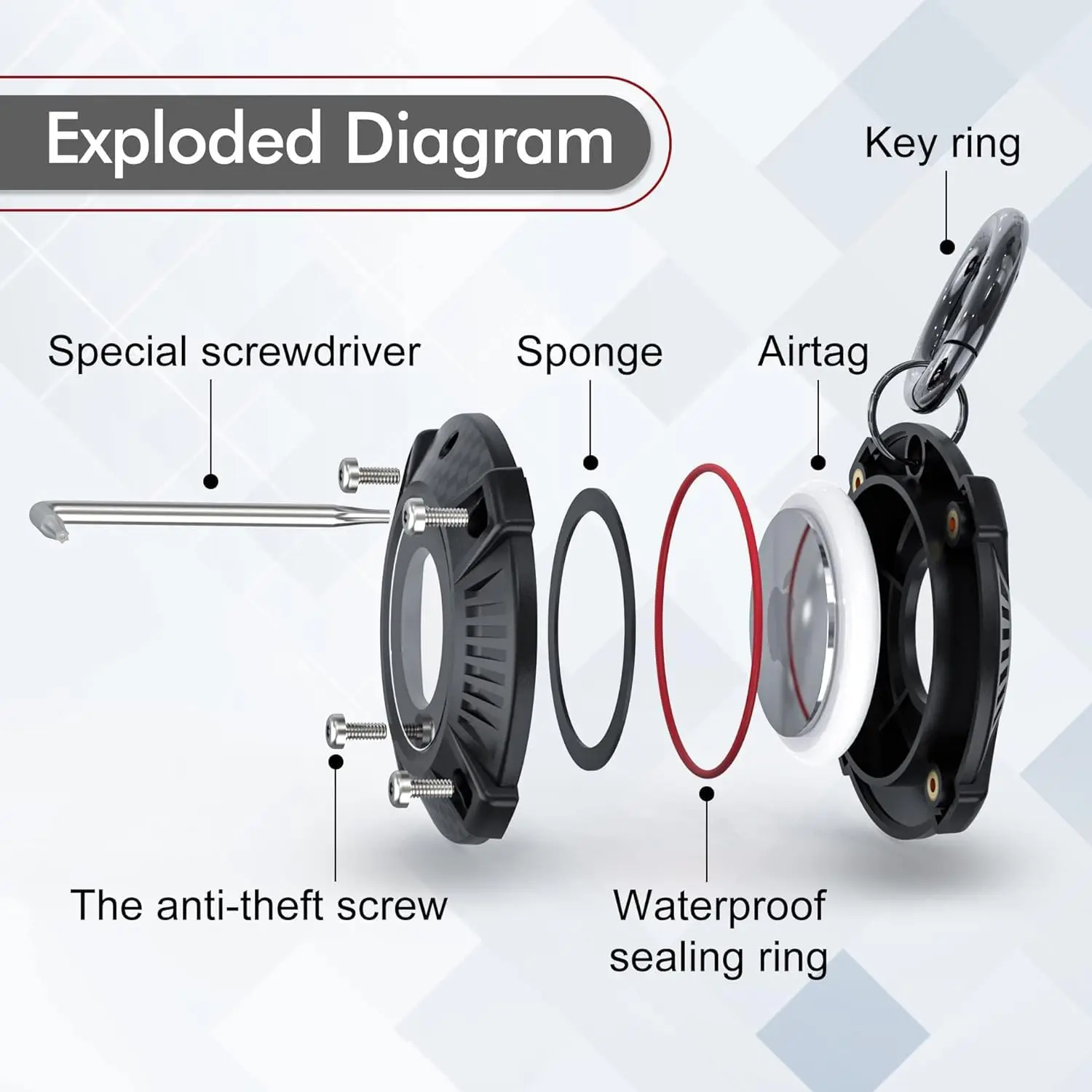 Защитный чехол из ТПУ для Airtag